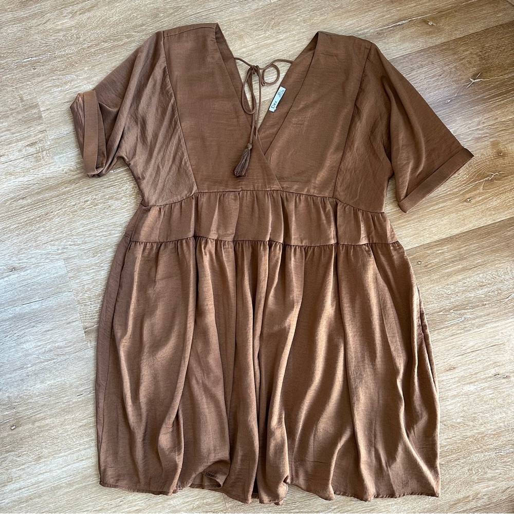 NWOT Satin Dress